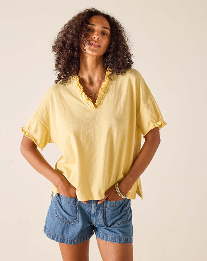 Amelia Ruffle Tee