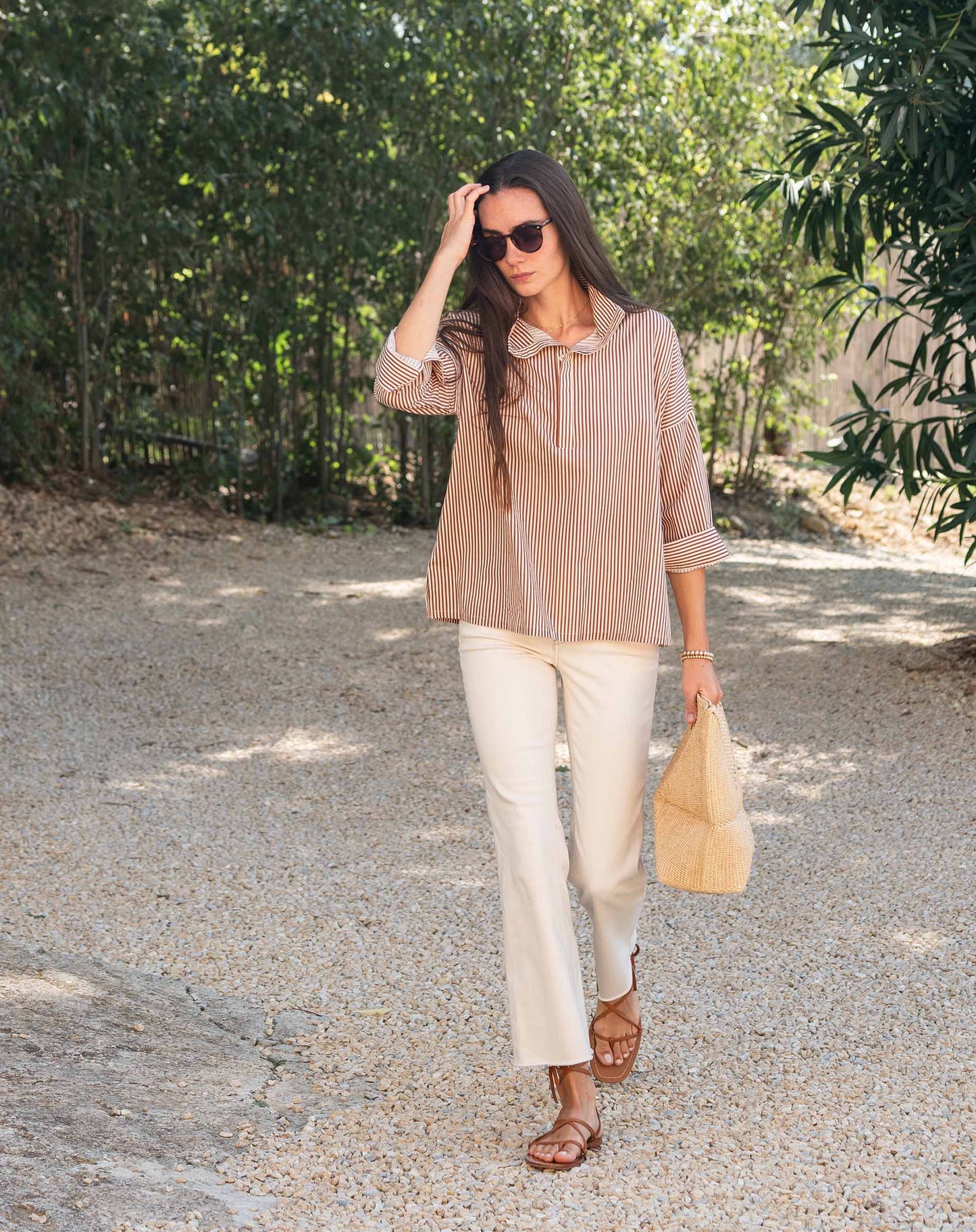 Emerson Pop up Collar Top
