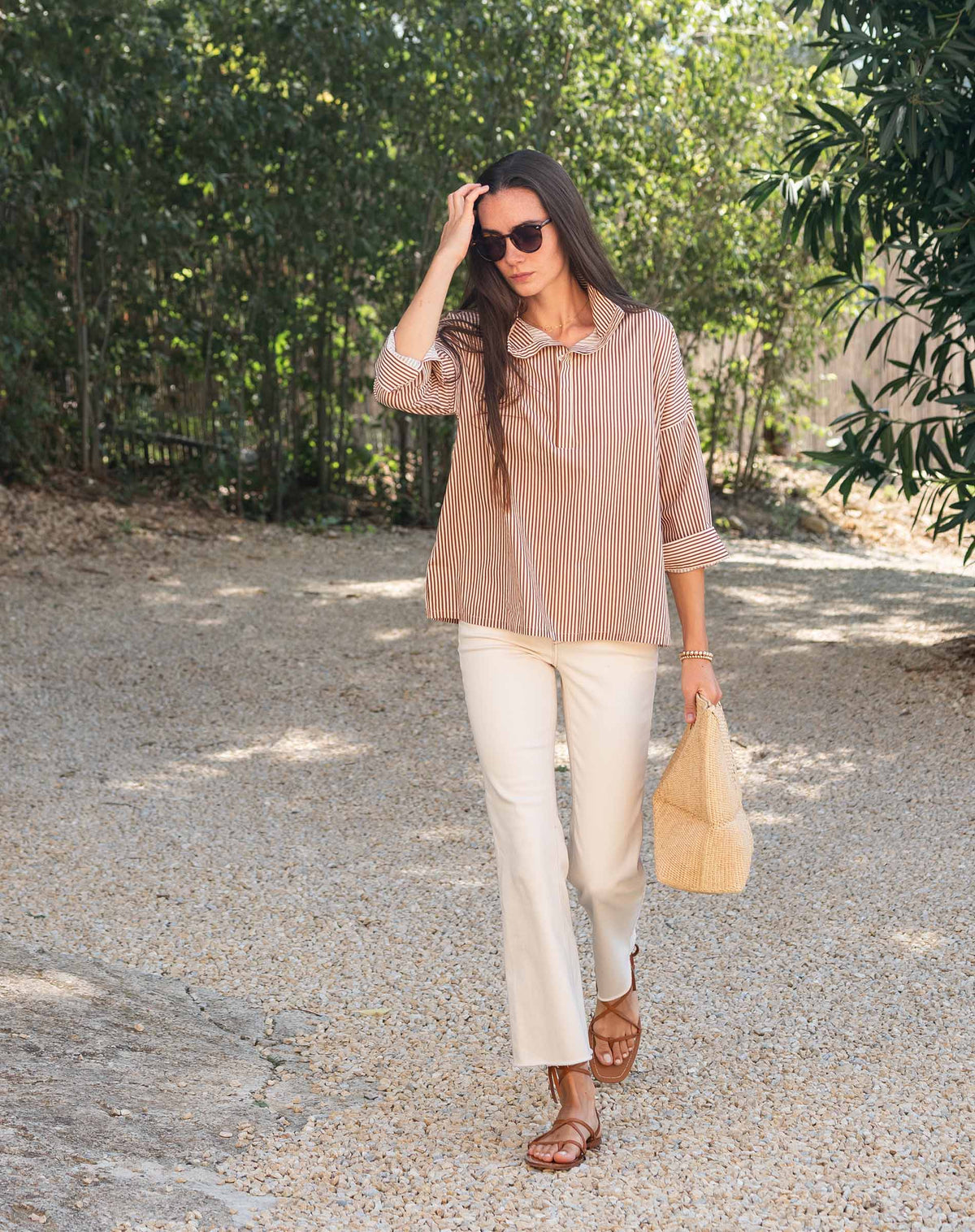 Emerson Pop up Collar Top