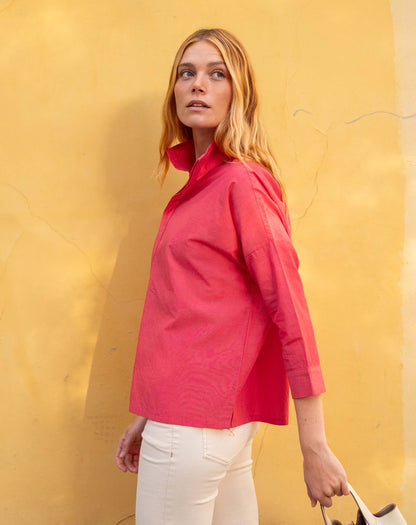 Emerson Pop up Collar Top