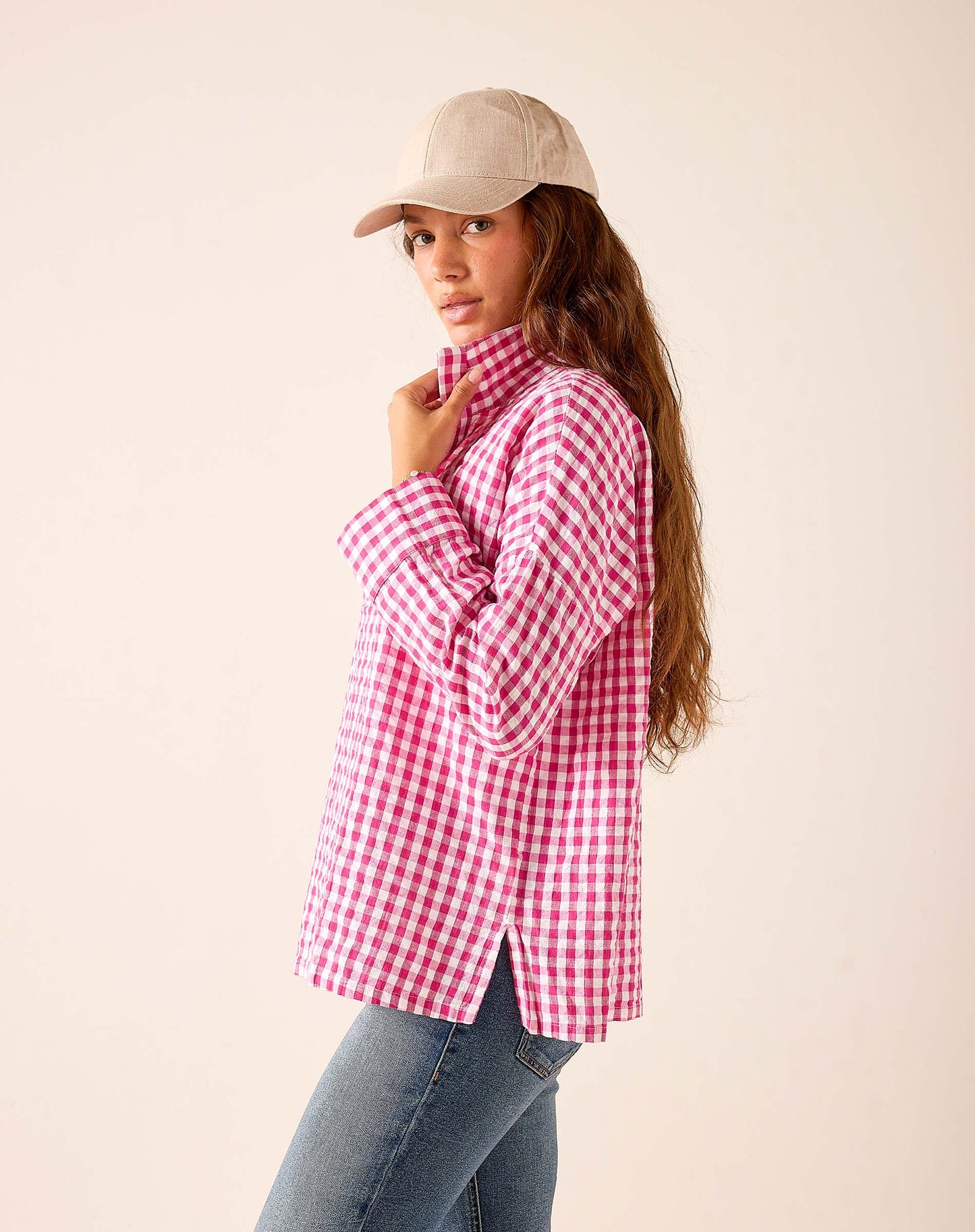 Emerson Pop up Collar Top